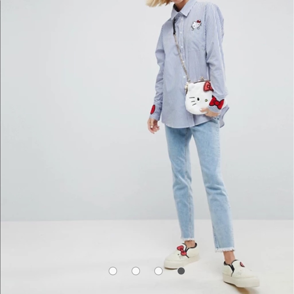 💰2X HOST PICK💰 NWT Hello Kitty X ASOS Pocket And Cuff Embroidery - Picture 4 of 15